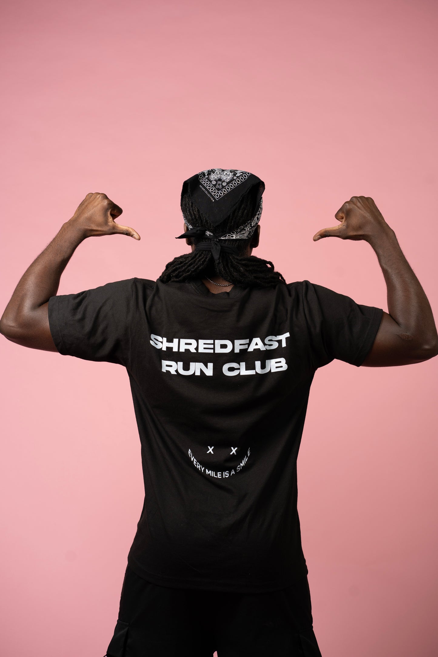 SHREDFAST ATHLETIC TEE BLACK/WHITE