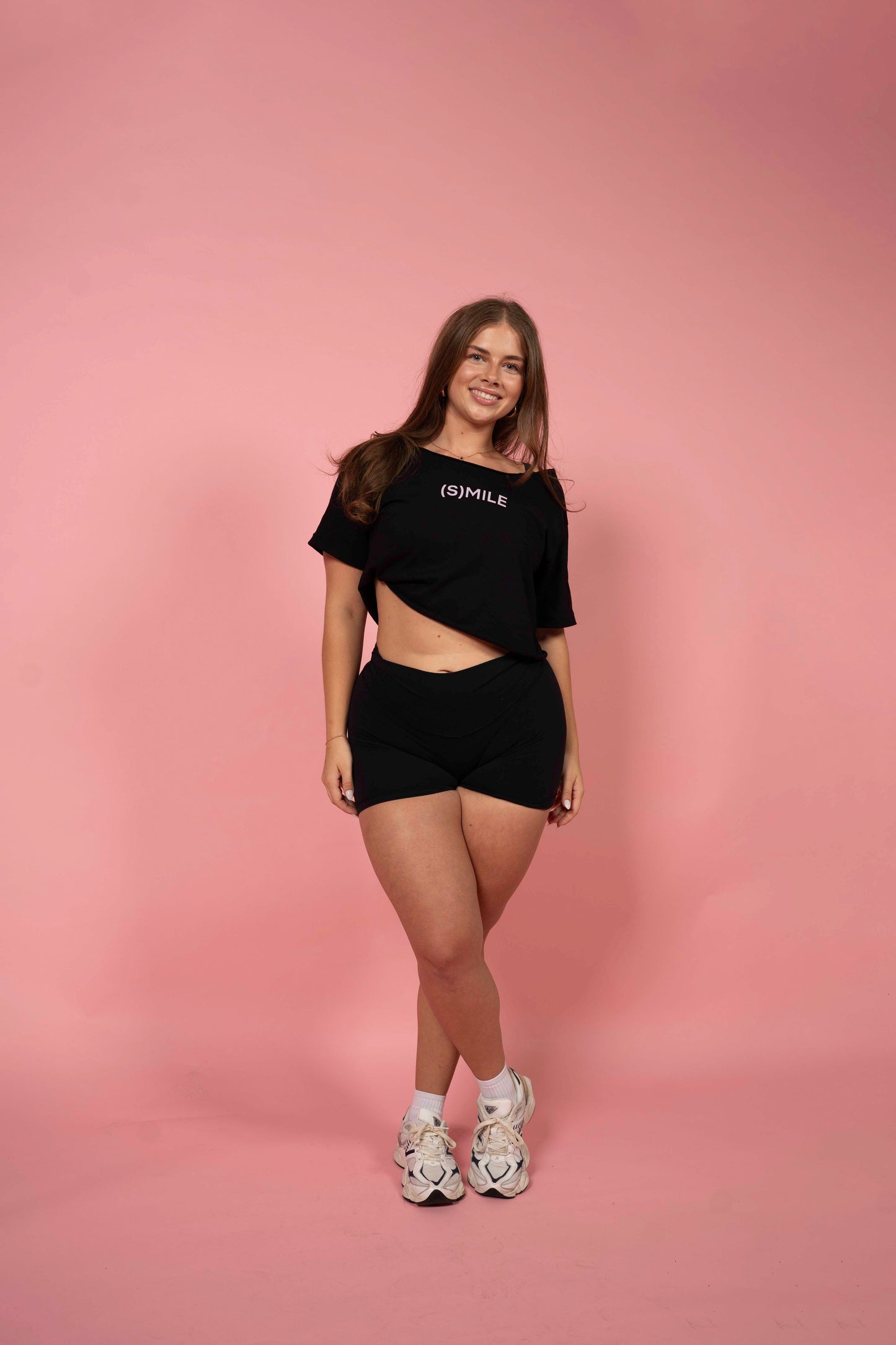 SHREDFAST ATHLETIC TEE BLACK/PINK